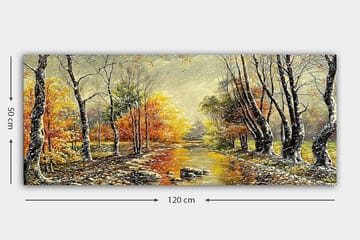 Canvastavla YTY Landscape & Nature Flerfärgad - 120x50 cm - Inredning - Tavlor & posters - Canvastavla