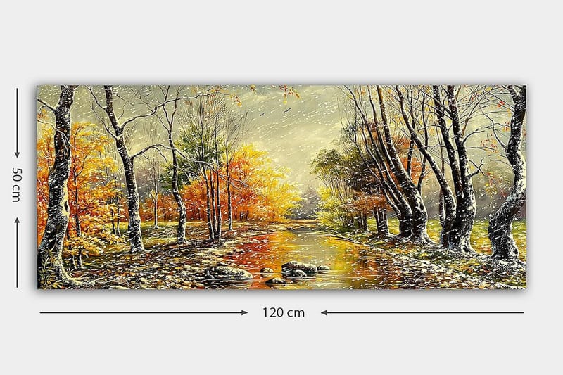 Canvastavla YTY Landscape & Nature Flerfärgad - 120x50 cm - Inredning - Tavlor & posters - Canvastavla