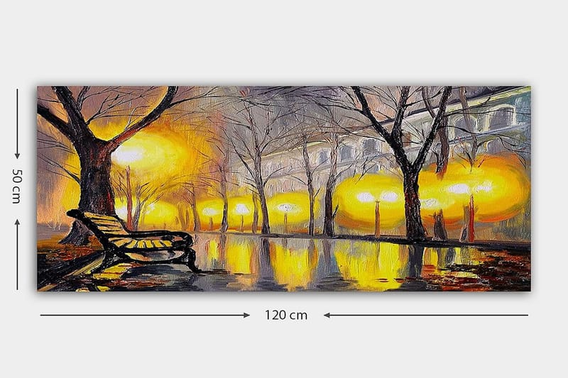 Canvastavla YTY Landscape & Nature Flerfärgad - 120x50 cm - Inredning - Tavlor & posters - Canvastavla