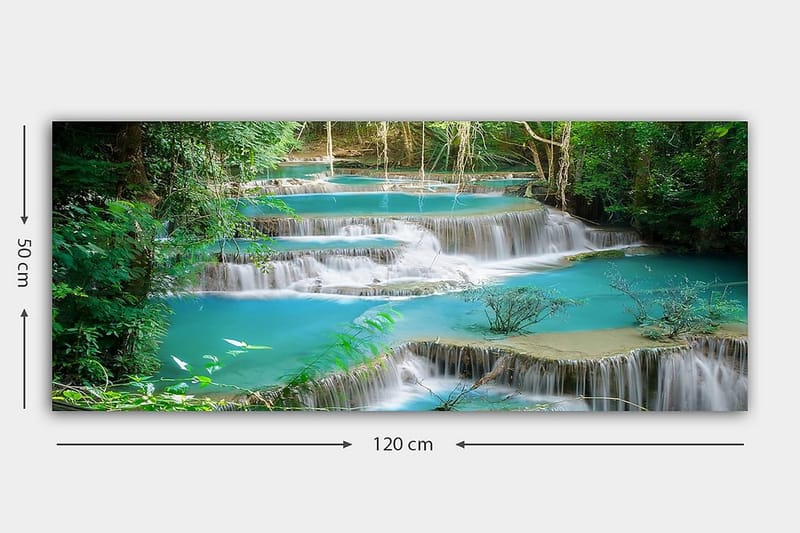 Canvastavla YTY Landscape & Nature Flerfärgad - 120x50 cm - Inredning - Tavlor & posters - Canvastavla