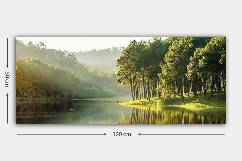 Canvastavla YTY Landscape & Nature Flerfärgad - 120x50 cm - Inredning - Tavlor & posters - Canvastavla