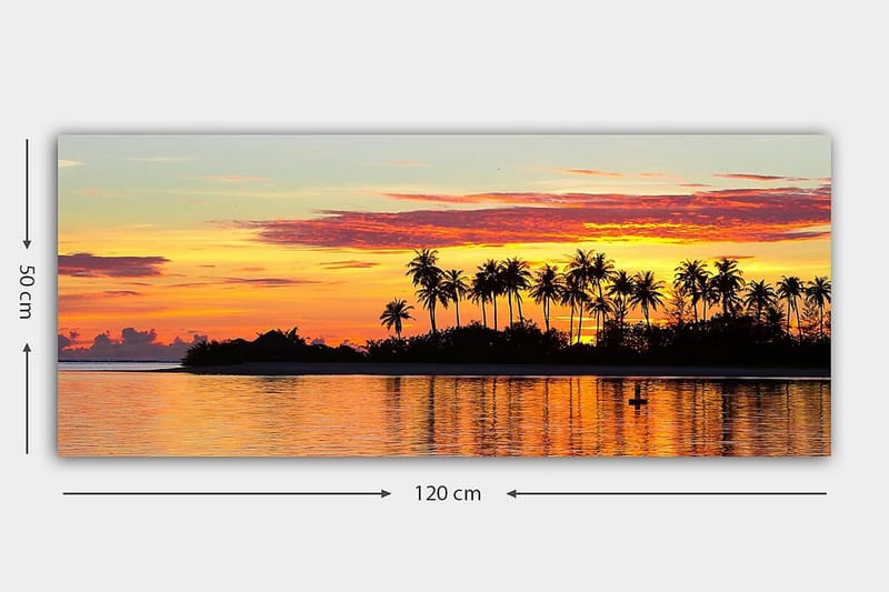 Canvastavla YTY Landscape & Nature Flerfärgad - 120x50 cm - Inredning - Tavlor & posters - Canvastavla