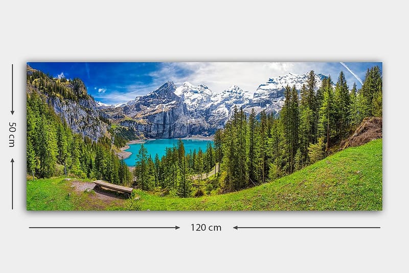 Canvastavla YTY Landscape & Nature Flerfärgad - 120x50 cm - Inredning - Tavlor & posters - Canvastavla