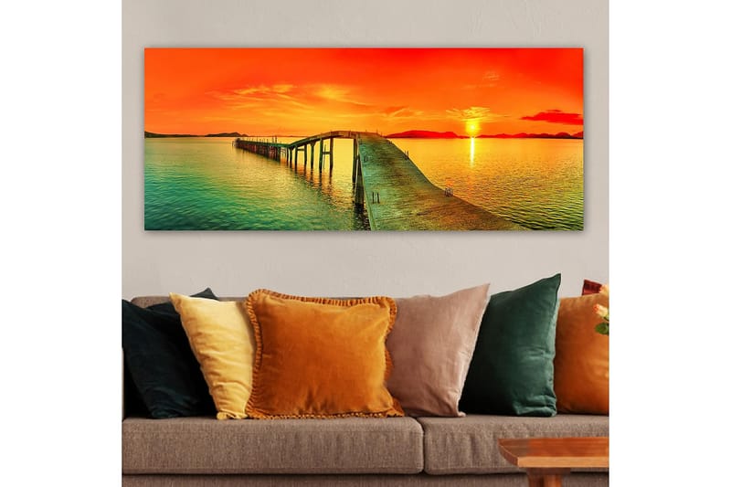 Canvastavla YTY Landscape & Nature Flerfärgad - 120x50 cm - Inredning - Tavlor & posters - Canvastavla