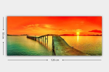 Canvastavla YTY Landscape & Nature Flerfärgad - 120x50 cm - Inredning - Tavlor & posters - Canvastavla