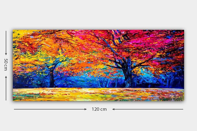 Canvastavla YTY Landscape & Nature Flerfärgad - 120x50 cm - Inredning - Tavlor & posters - Canvastavla