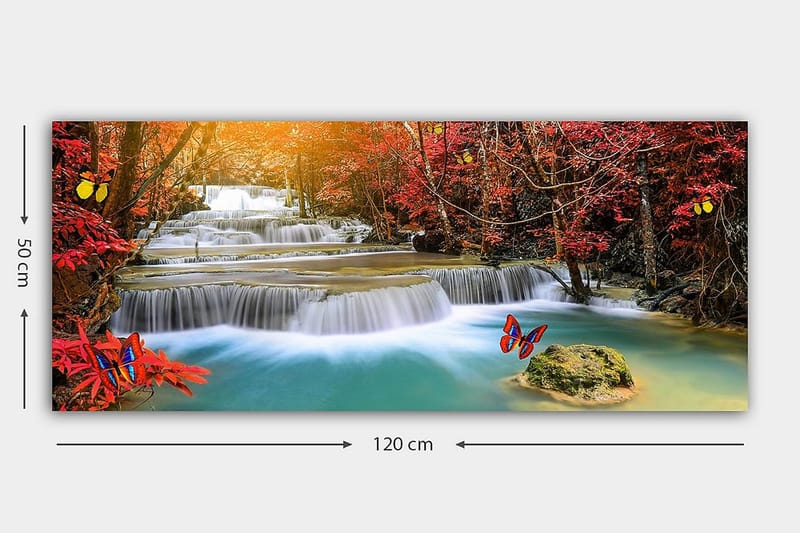 Canvastavla YTY Landscape & Nature Flerfärgad - 120x50 cm - Inredning - Tavlor & posters - Canvastavla
