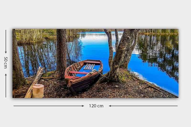 Canvastavla YTY Landscape & Nature Flerfärgad - 120x50 cm - Inredning - Tavlor & posters - Canvastavla