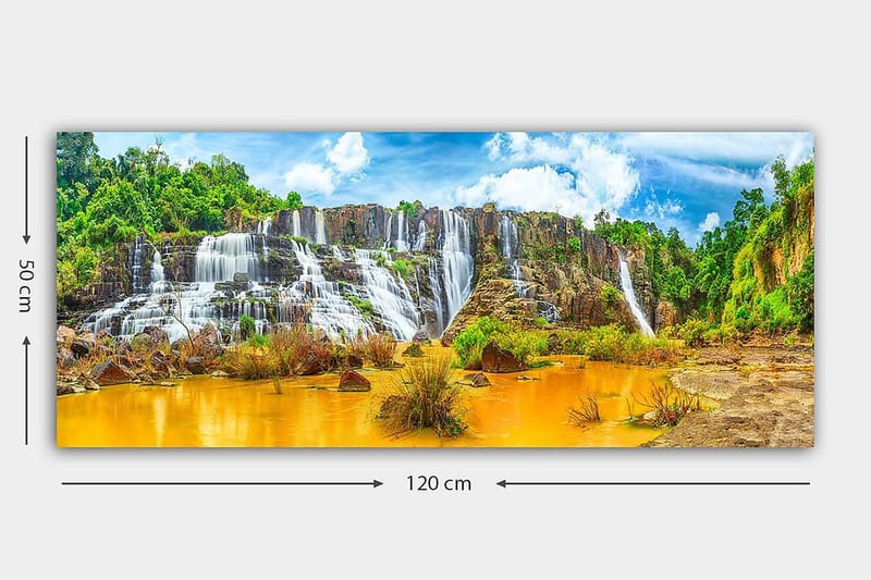 Canvastavla YTY Landscape & Nature Flerfärgad - 120x50 cm - Inredning - Tavlor & posters - Canvastavla