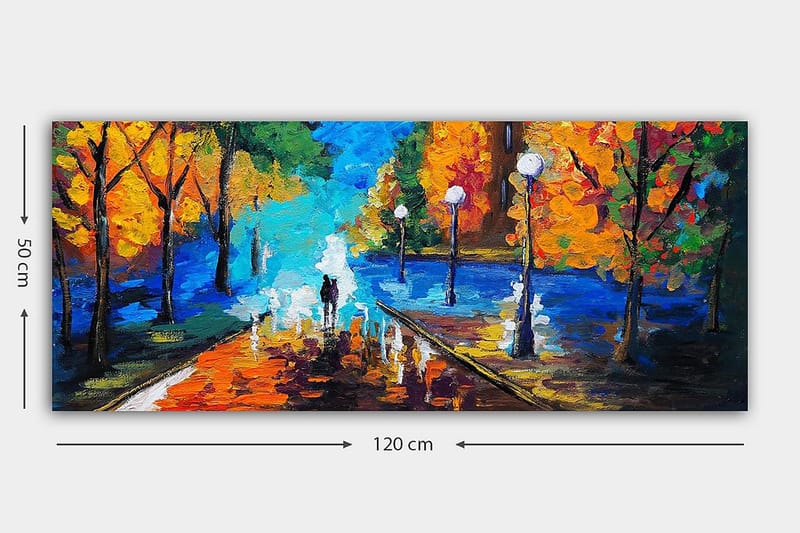 Canvastavla YTY Landscape & Nature Flerfärgad - 120x50 cm - Inredning - Tavlor & posters - Canvastavla