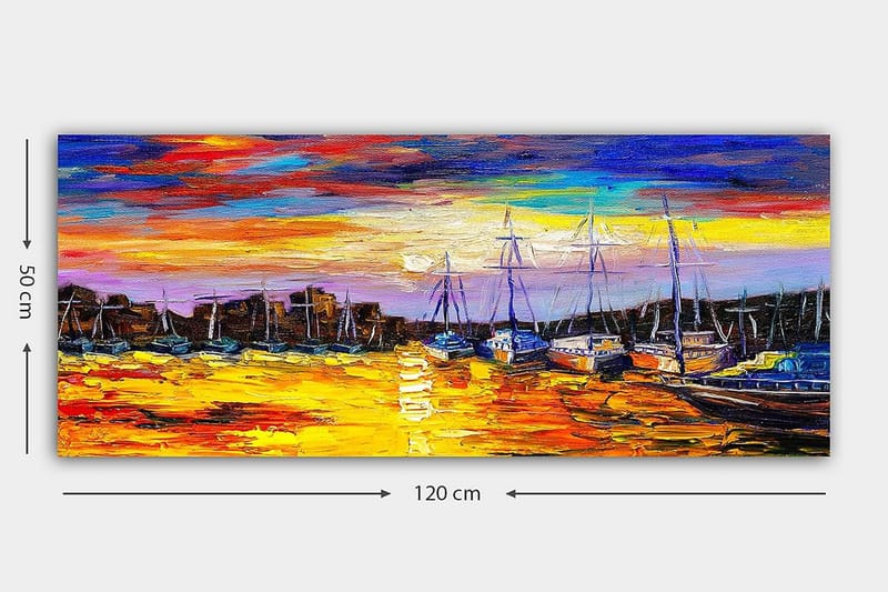 Canvastavla YTY Landscape & Nature Flerfärgad - 120x50 cm - Inredning - Tavlor & posters - Canvastavla