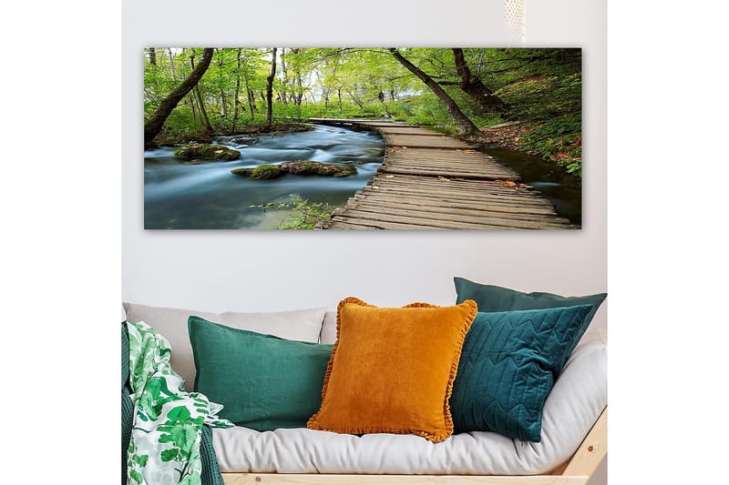 Canvastavla YTY Landscape & Nature Flerfärgad - 120x50 cm - Inredning - Tavlor & posters - Canvastavla