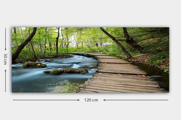 Canvastavla YTY Landscape & Nature Flerfärgad - 120x50 cm - Inredning - Tavlor & posters - Canvastavla