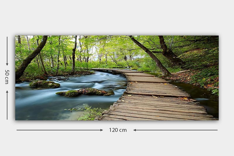 Canvastavla YTY Landscape & Nature Flerfärgad - 120x50 cm - Inredning - Tavlor & posters - Canvastavla