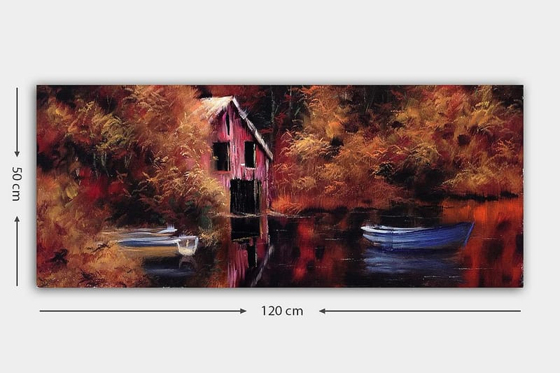 Canvastavla YTY Landscape & Nature Flerfärgad - 120x50 cm - Inredning - Tavlor & posters - Canvastavla