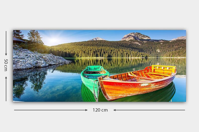 Canvastavla YTY Landscape & Nature Flerfärgad - 120x50 cm - Inredning - Tavlor & posters - Canvastavla