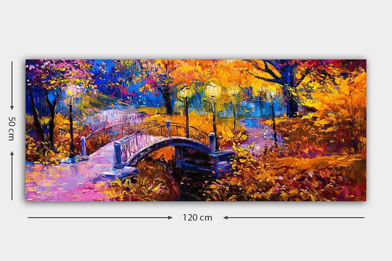 Canvastavla YTY Landscape & Nature Flerfärgad - 120x50 cm - Inredning - Tavlor & posters - Canvastavla
