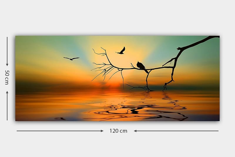 Canvastavla YTY Landscape & Nature Flerfärgad - 120x50 cm - Inredning - Tavlor & posters - Canvastavla