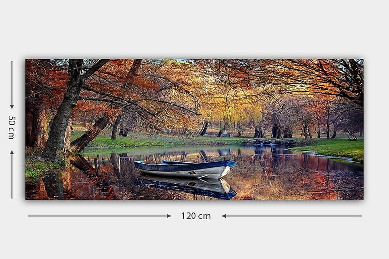 Canvastavla YTY Landscape & Nature Flerfärgad - 120x50 cm - Inredning - Tavlor & posters - Canvastavla