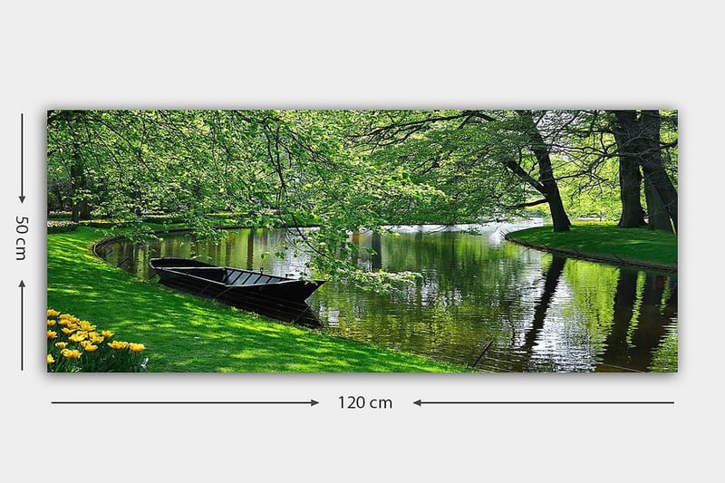Canvastavla YTY Landscape & Nature Flerfärgad - 120x50 cm - Inredning - Tavlor & posters - Canvastavla
