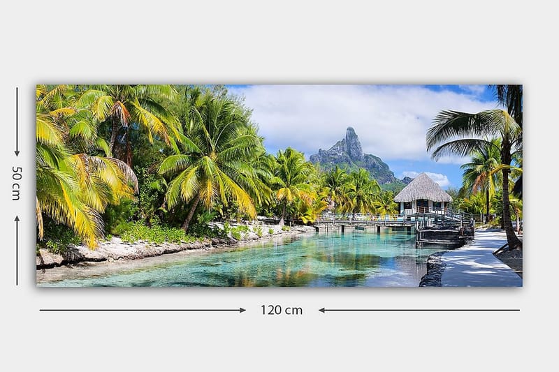 Canvastavla YTY Landscape & Nature Flerfärgad - 120x50 cm - Inredning - Tavlor & posters - Canvastavla