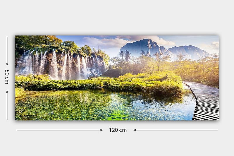 Canvastavla YTY Landscape & Nature Flerfärgad - 120x50 cm - Inredning - Tavlor & posters - Canvastavla