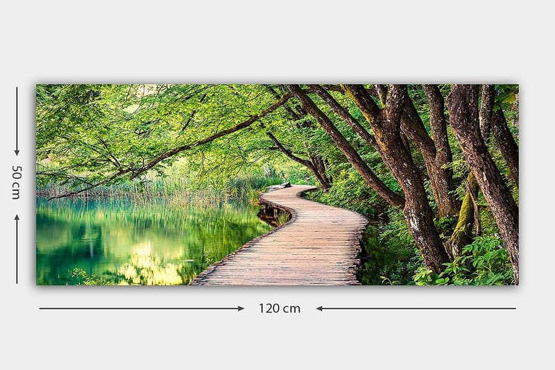 Canvastavla YTY Landscape & Nature Flerfärgad - 120x50 cm - Inredning - Tavlor & posters - Canvastavla