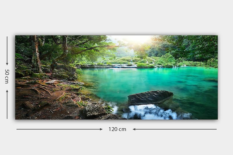 Canvastavla YTY Landscape & Nature Flerfärgad - 120x50 cm - Inredning - Tavlor & posters - Canvastavla