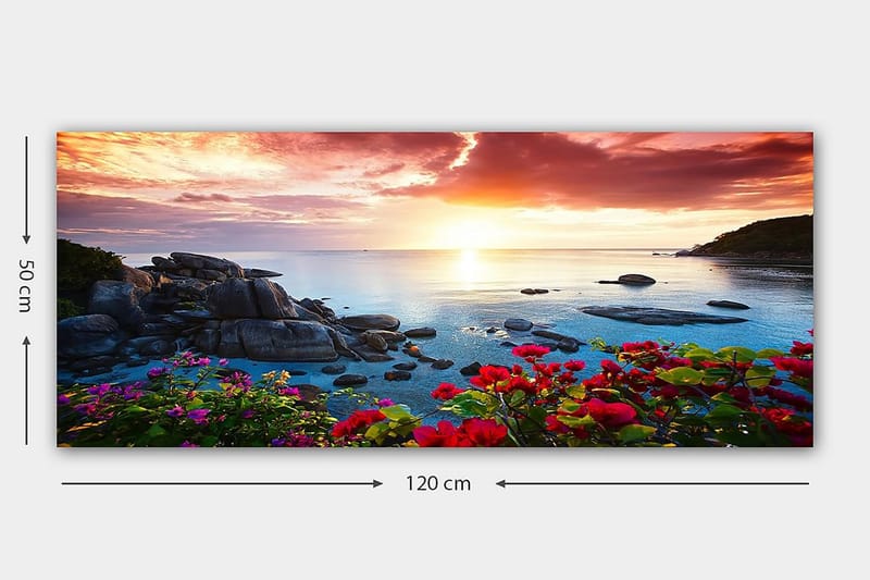 Canvastavla YTY Landscape & Nature Flerfärgad - 120x50 cm - Inredning - Tavlor & posters - Canvastavla