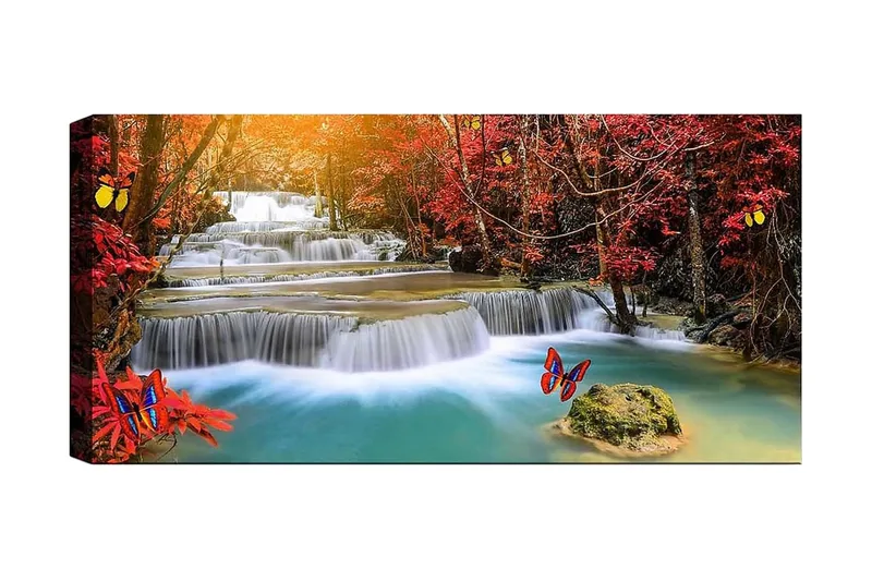 Canvastavla YTY Landscape & Nature Flerfärgad - 120x50 cm - Inredning - Tavlor & posters - Canvastavla
