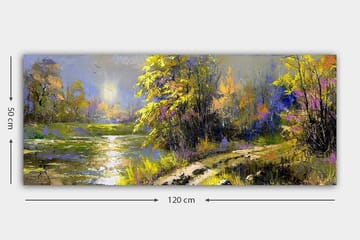 Canvastavla YTY Landscape & Nature Flerfärgad - 120x50 cm - Inredning - Tavlor & posters - Canvastavla