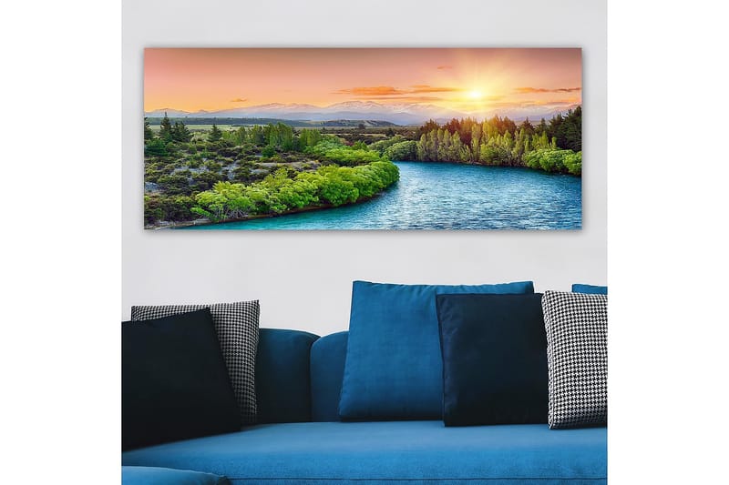 Canvastavla YTY Landscape & Nature Flerfärgad - 120x50 cm - Inredning - Tavlor & posters - Canvastavla