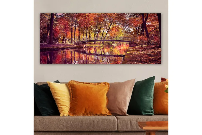 Canvastavla YTY Landscape & Nature Flerfärgad - 120x50 cm - Inredning - Tavlor & posters - Canvastavla