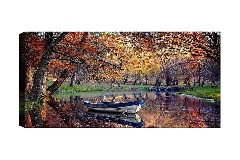 Canvastavla YTY Landscape & Nature Flerfärgad, 120x50 cm