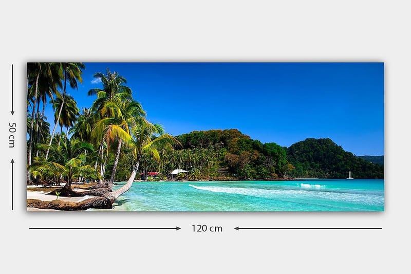 Canvastavla YTY Landscape & Nature Flerfärgad - 120x50 cm - Inredning - Tavlor & posters - Canvastavla