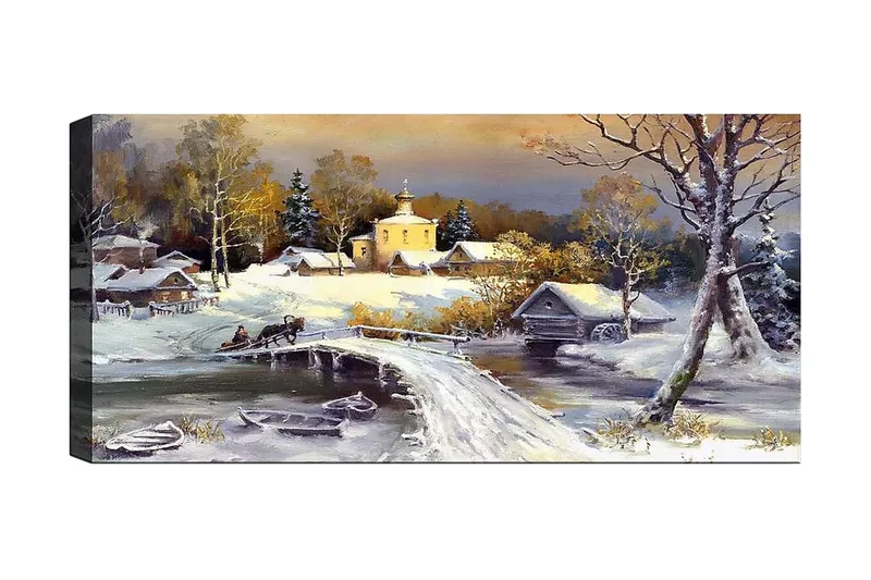 Canvastavla YTY Landscape & Nature Flerfärgad - 120x50 cm - Inredning - Tavlor & posters - Canvastavla