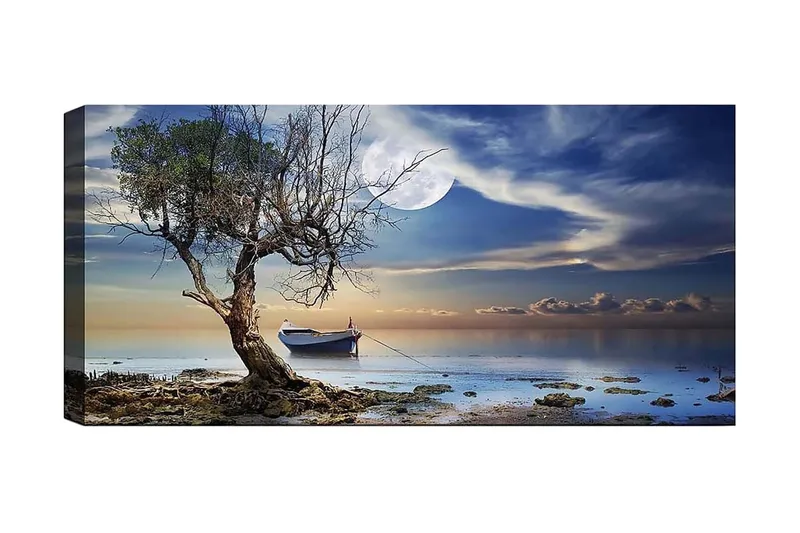 Canvastavla YTY Landscape & Nature Flerfärgad, 120x50 cm