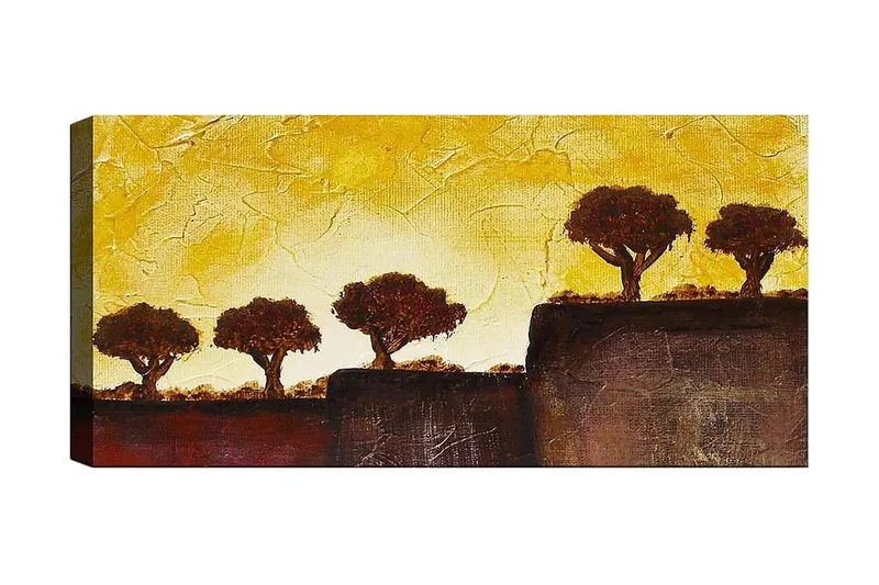 Canvastavla YTY Landscape & Nature Flerfärgad, 120x50 cm