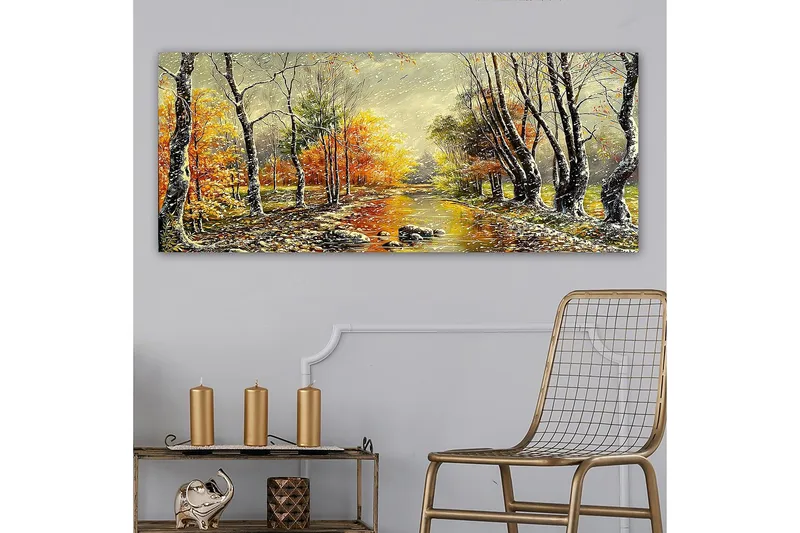 Canvastavla YTY Landscape & Nature Flerfärgad - 120x50 cm - Inredning - Tavlor & posters - Canvastavla