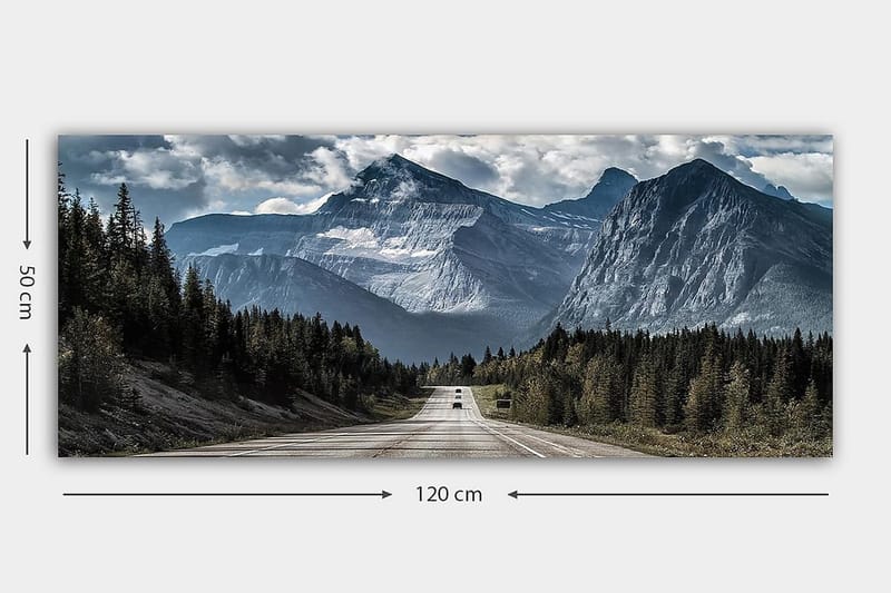 Canvastavla YTY Landscape & Nature Flerfärgad - 120x50 cm - Inredning - Tavlor & posters - Canvastavla