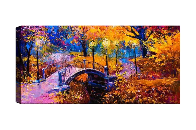 Canvastavla YTY Landscape & Nature Flerfärgad - 120x50 cm - Inredning - Tavlor & posters - Canvastavla