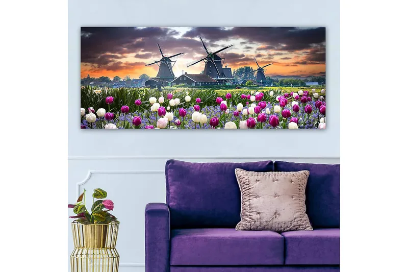 Canvastavla YTY Landscape & Nature Flerfärgad - 120x50 cm - Inredning - Tavlor & posters - Canvastavla