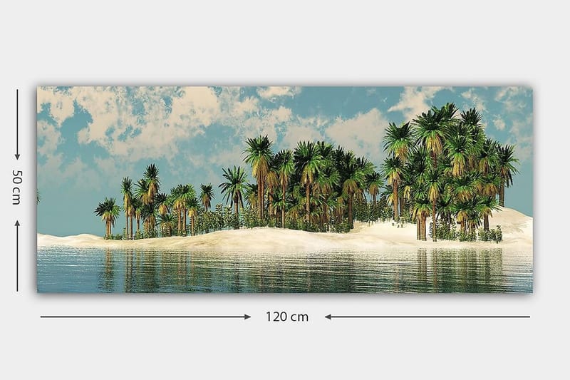 Canvastavla YTY Landscape & Nature Flerfärgad - 120x50 cm - Inredning - Tavlor & posters - Canvastavla