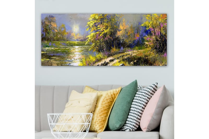 Canvastavla YTY Landscape & Nature Flerfärgad - 120x50 cm - Inredning - Tavlor & posters - Canvastavla