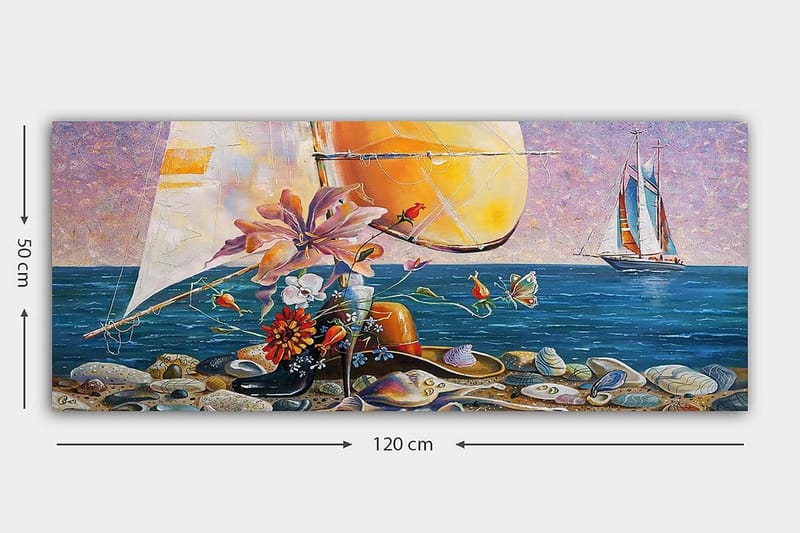 Canvastavla YTY Landscape & Nature Flerfärgad - 120x50 cm - Inredning - Tavlor & posters - Canvastavla