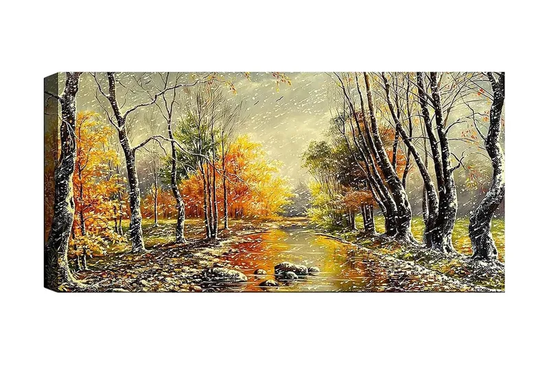 Canvastavla YTY Landscape & Nature Flerfärgad, 120x50 cm