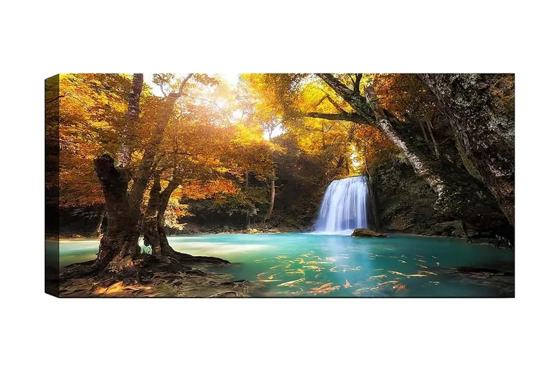 Canvastavla YTY Landscape & Nature Flerfärgad, 120x50 cm