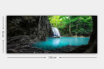 Canvastavla YTY Landscape & Nature Flerfärgad - 120x50 cm - Inredning - Tavlor & posters - Canvastavla