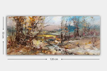 Canvastavla YTY Landscape & Nature Flerfärgad - 120x50 cm - Inredning - Tavlor & posters - Canvastavla