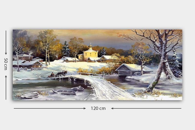 Canvastavla YTY Landscape & Nature Flerfärgad - 120x50 cm - Inredning - Tavlor & posters - Canvastavla